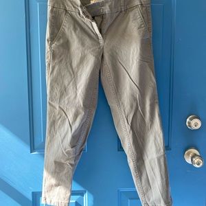 LOFT Modern Chino Crop Pants